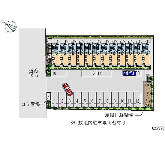 ★手数料０円★羽村市神明台　月極駐車場（LP）